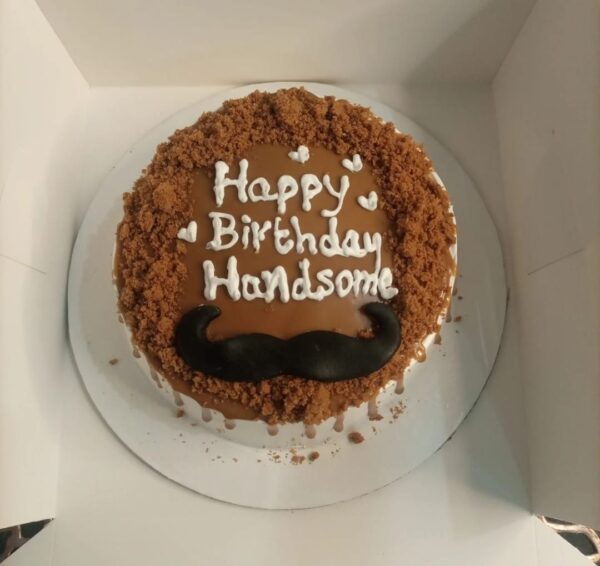 Mustache Cake
